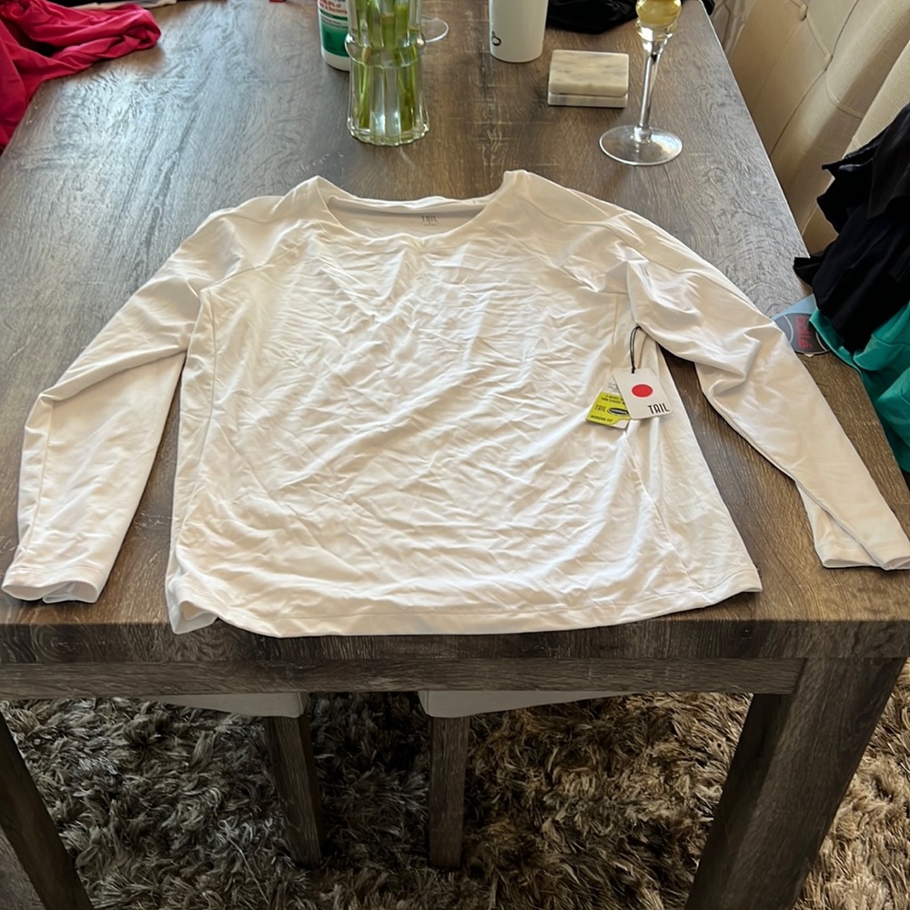 Brand new workout long sleeve shirt